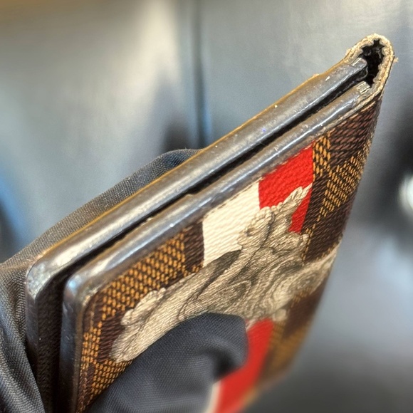 Louis Vuitton Chapman Brothers Rhino Brown Damier Ebene Pocket Organizer de Poch - Picture 6 of 10